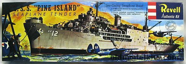 Revell 1/424 USS Pine Island Seaplane Tender with PBM-5 Mariner Seaplane, H362-169 plastic model kit